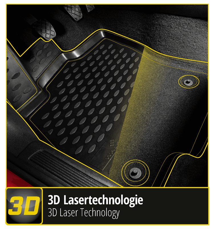 XTR - car mats with 3D laser technology