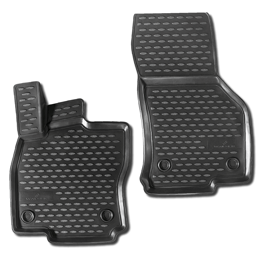 WALSER XTR Rubber Car Floor Mats Compatible with Skoda Octavia III